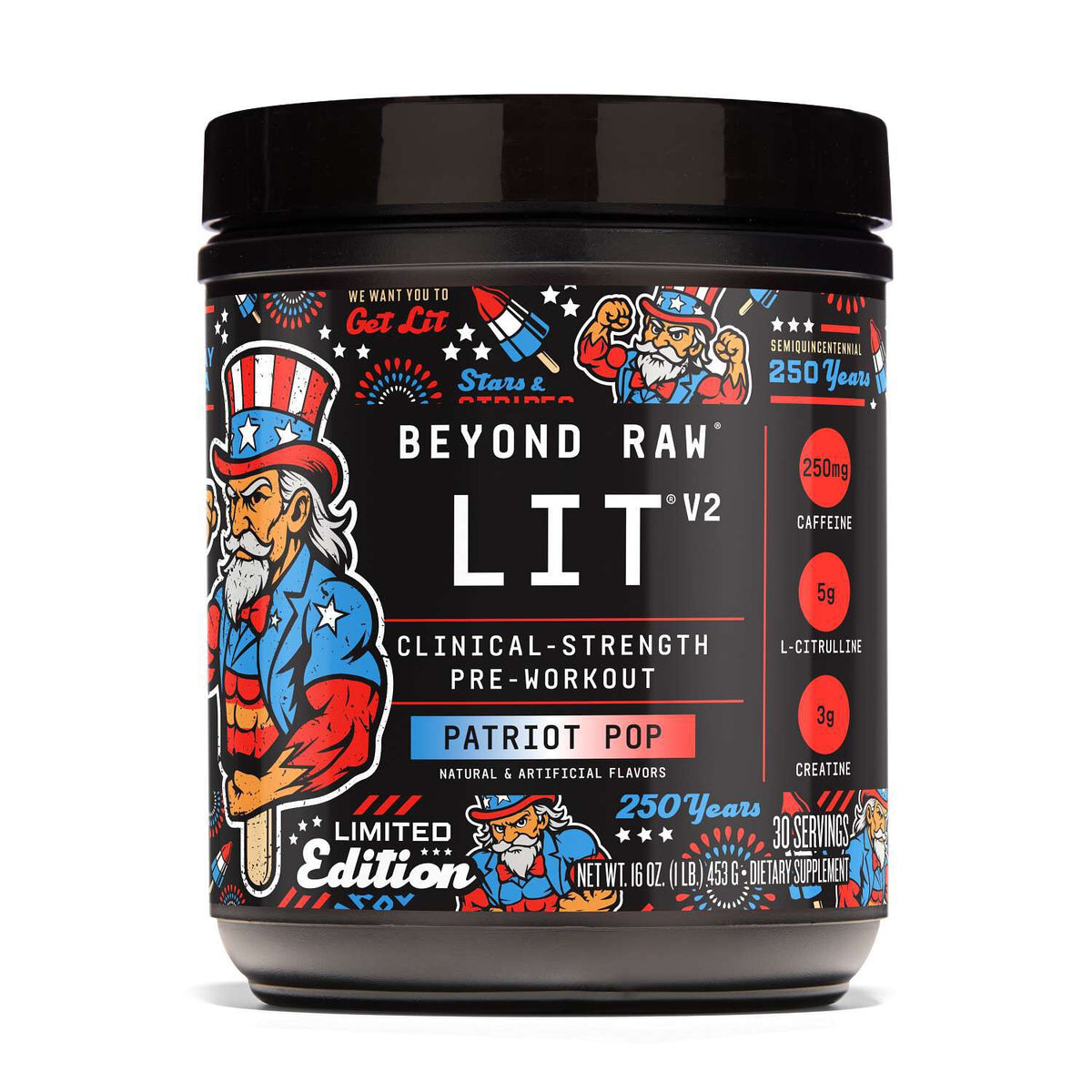 Beyond Raw LIT V2 Pre-Workout (30 Servings)