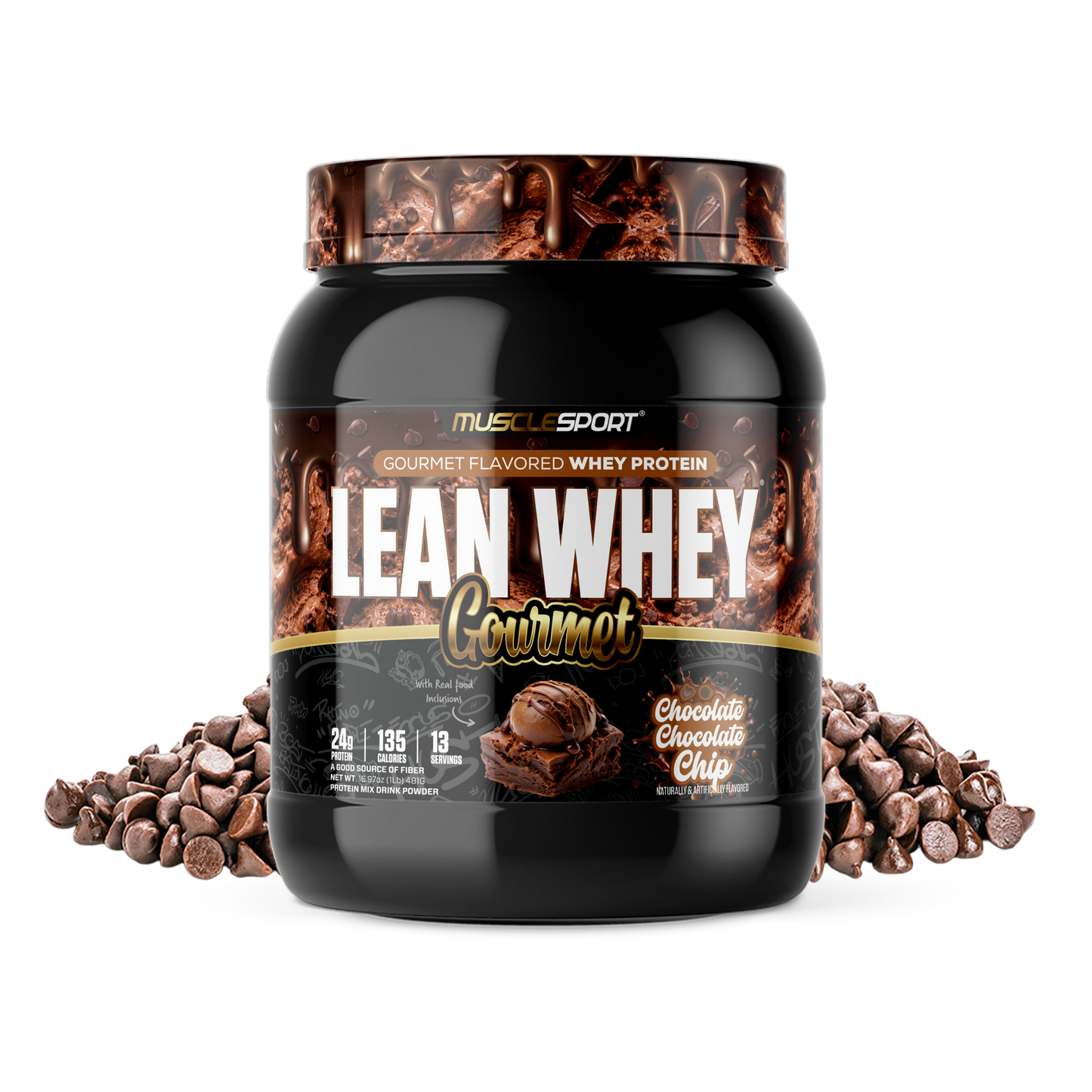 Lean Whey® Gourmet Protein 1lb - Premium Blended Protein - Image 2
