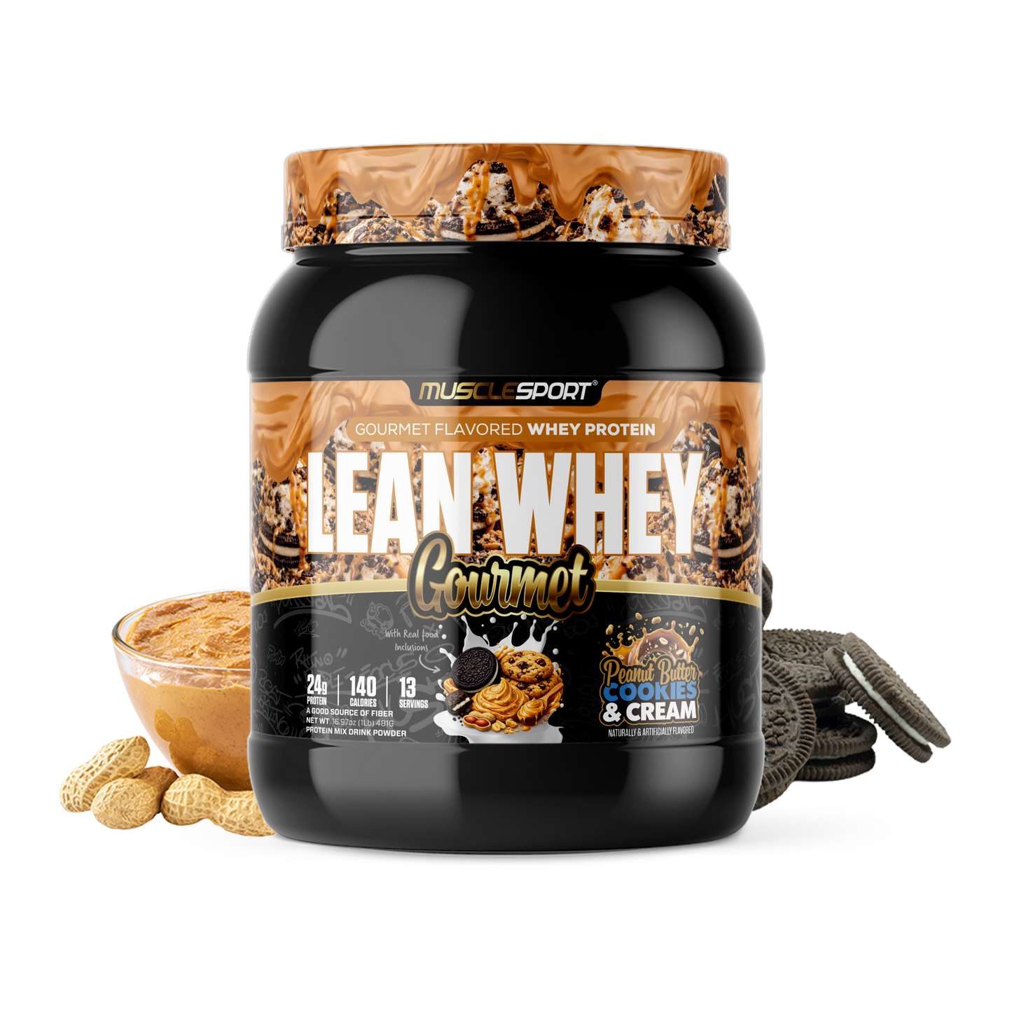 Lean Whey® Gourmet Protein 1lb - Premium Blended Protein - Image 4