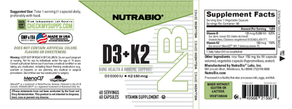 Vitamin D3 K2 (5000 IU D3, 180 MCG K2) - Image 3