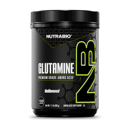 NutraBio L-Glutamine Powder 100 Servings
