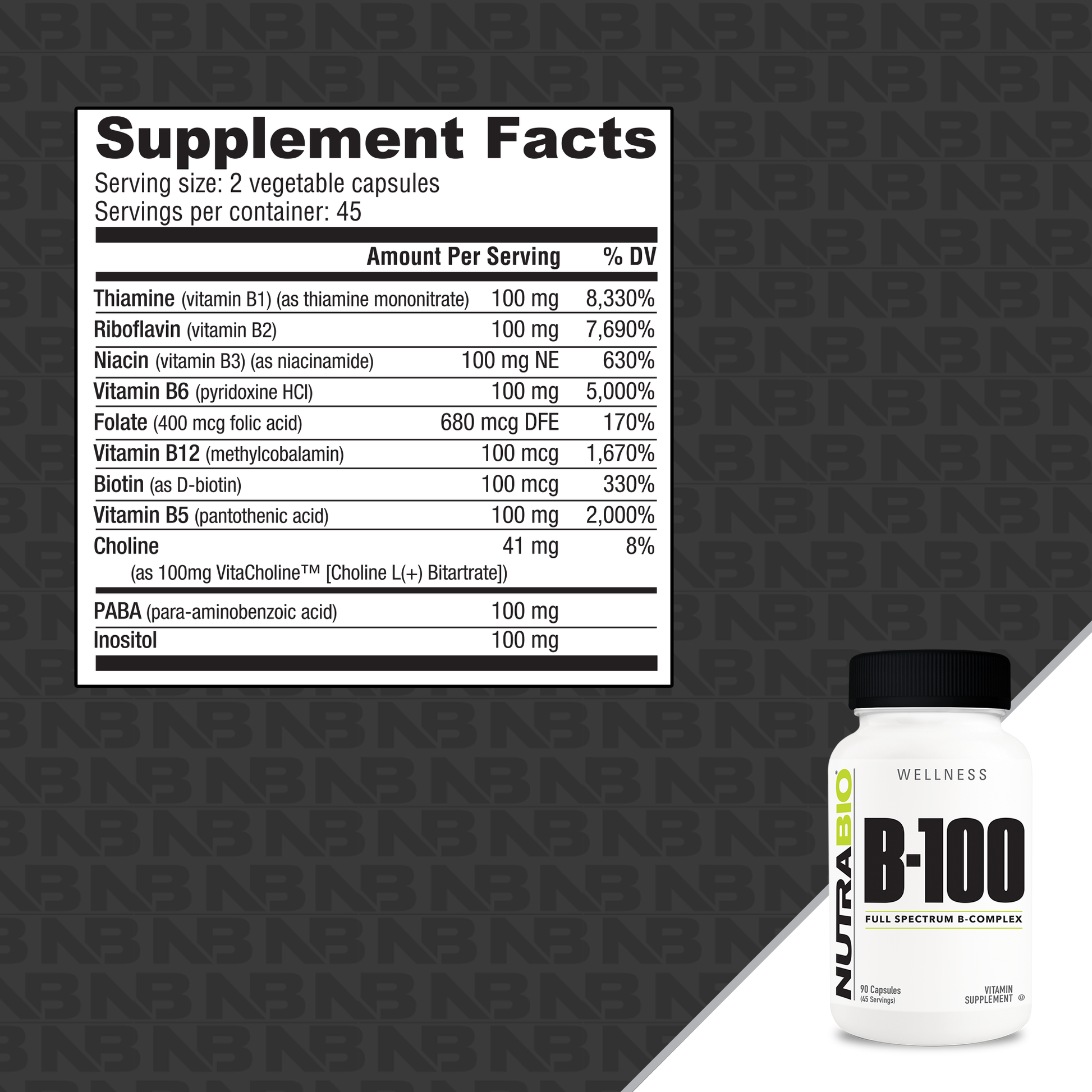 Vitamin B-100 Complex - Image 2