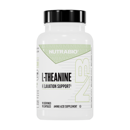 NutraBio L-Theanine 200mg Capsules 90 Servings
