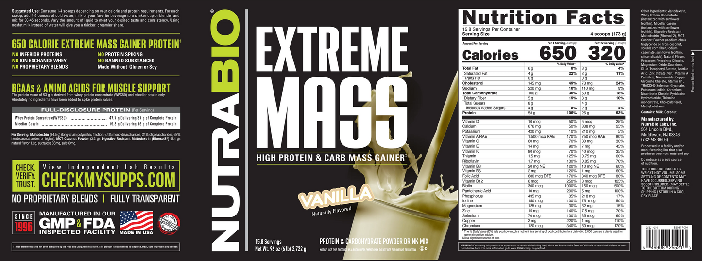 Extreme Mass