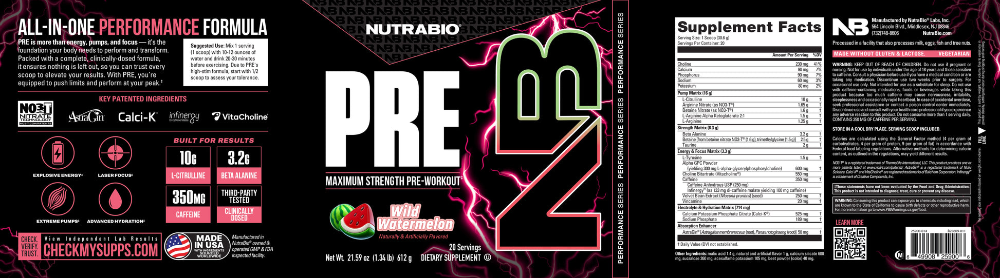 PRE Workout Watermelon