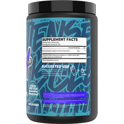 BOA CREATINE MONOHYDRATE - UNFLAVOURED - Image 2
