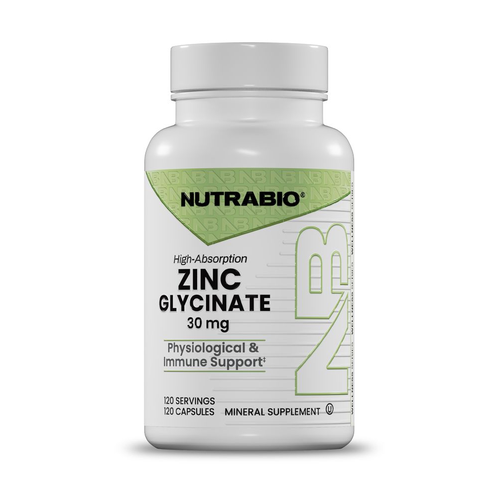 Zinc Glycinate 30 mg - 120 Servings - Image 1