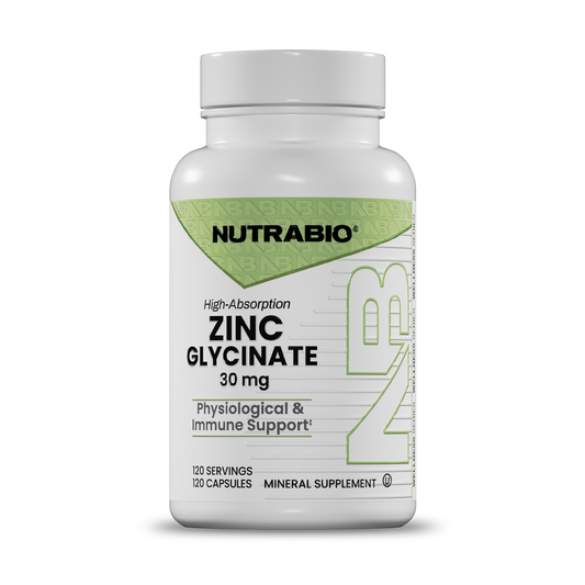 Zinc Glycinate 30 mg - 120 Servings - Image 1