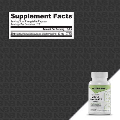 Zinc Glycinate 30 mg - 120 Servings - Image 3