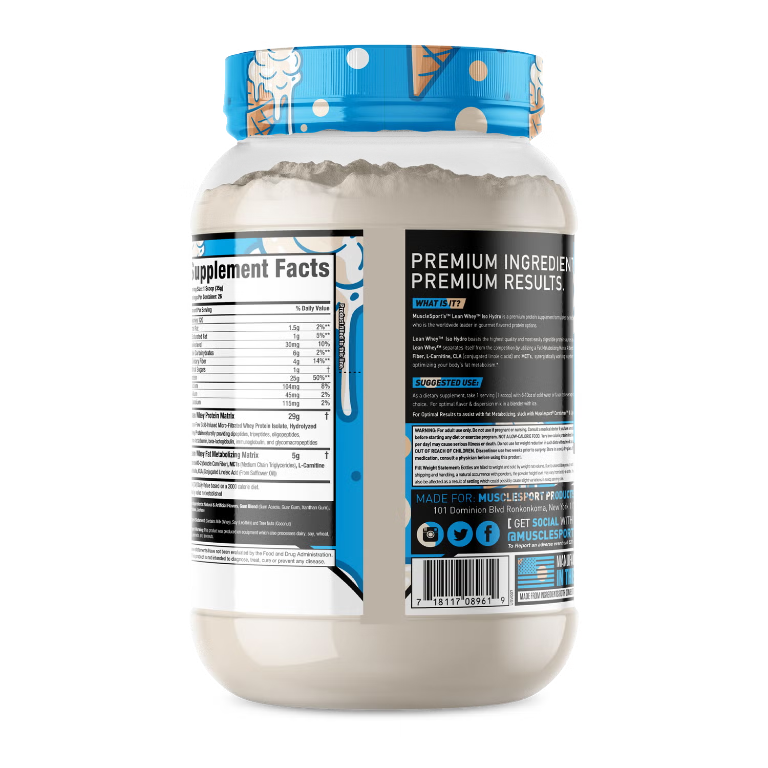 Lean Whey® Iso Hydro Gourmet Protein 2lb - Standard - Image 8