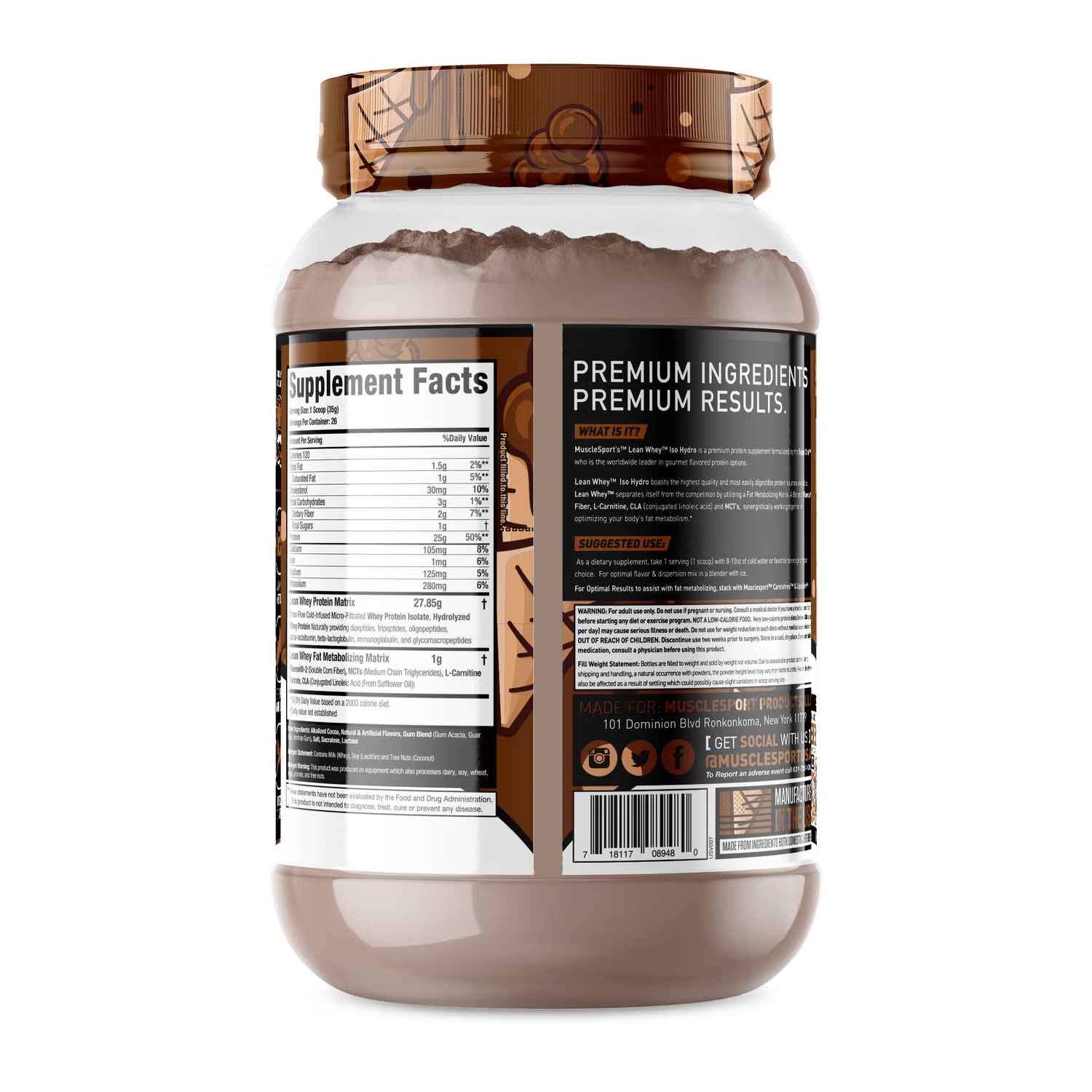 Lean Whey® Iso Hydro Gourmet Protein 2lb - Standard - Image 35