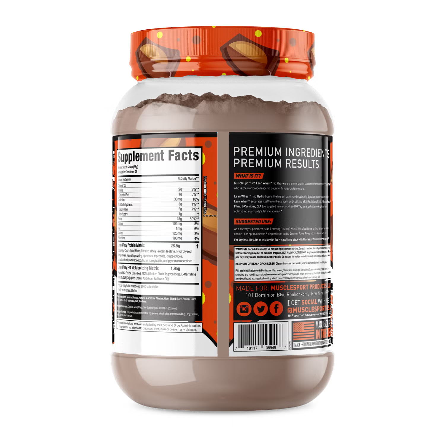 Lean Whey® Iso Hydro Gourmet Protein 2lb - Standard - Image 20