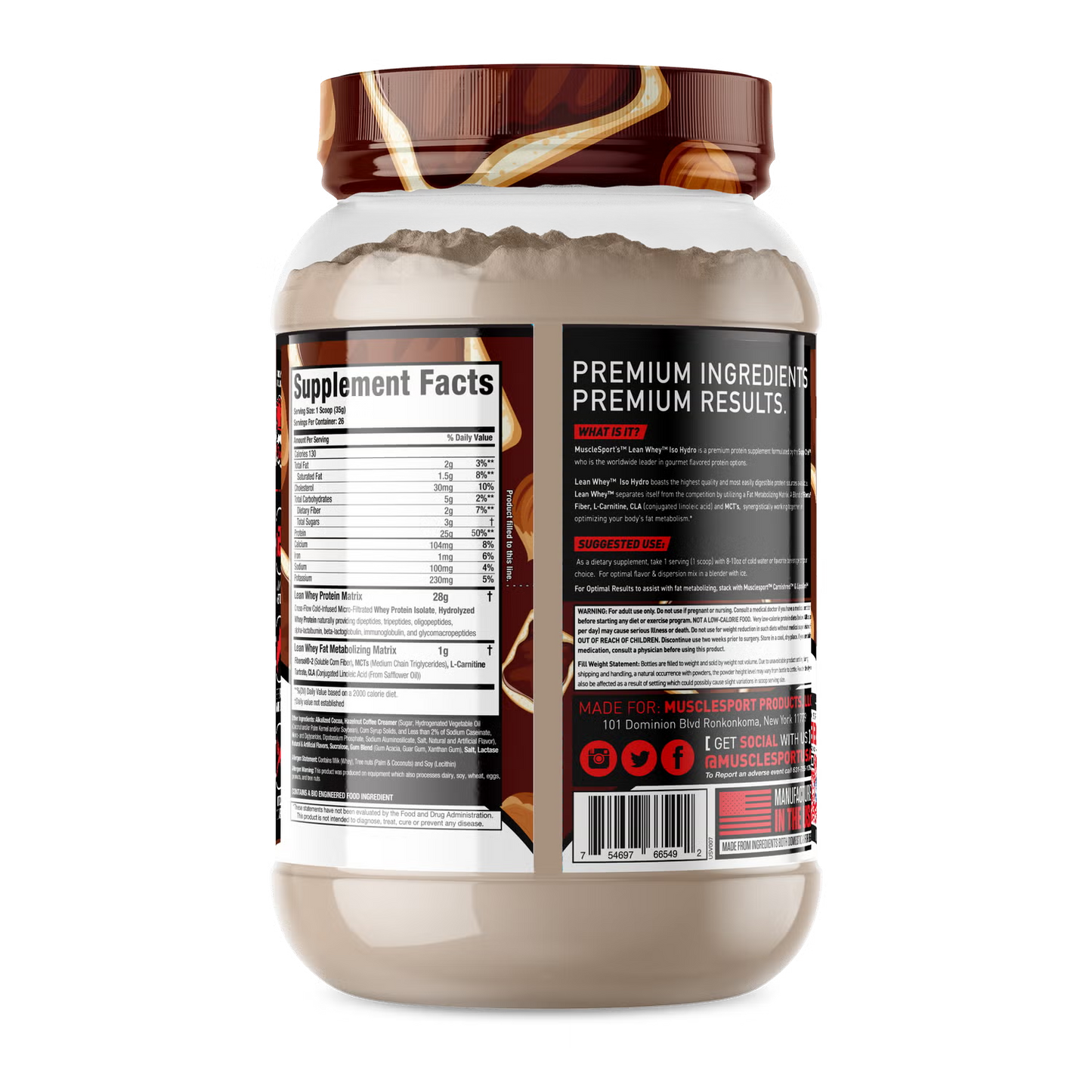 Lean Whey® Iso Hydro Gourmet Protein 2lb - Standard - Image 4