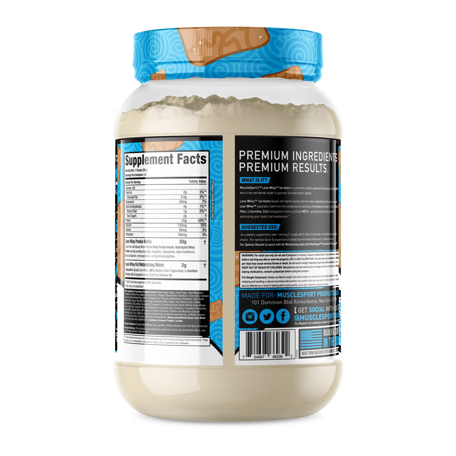 Lean Whey® Iso Hydro Gourmet Protein 2lb - Standard - Image 16