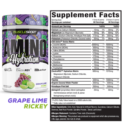 Amino + Hydration™ 360 Grams - Musclesport® - 
