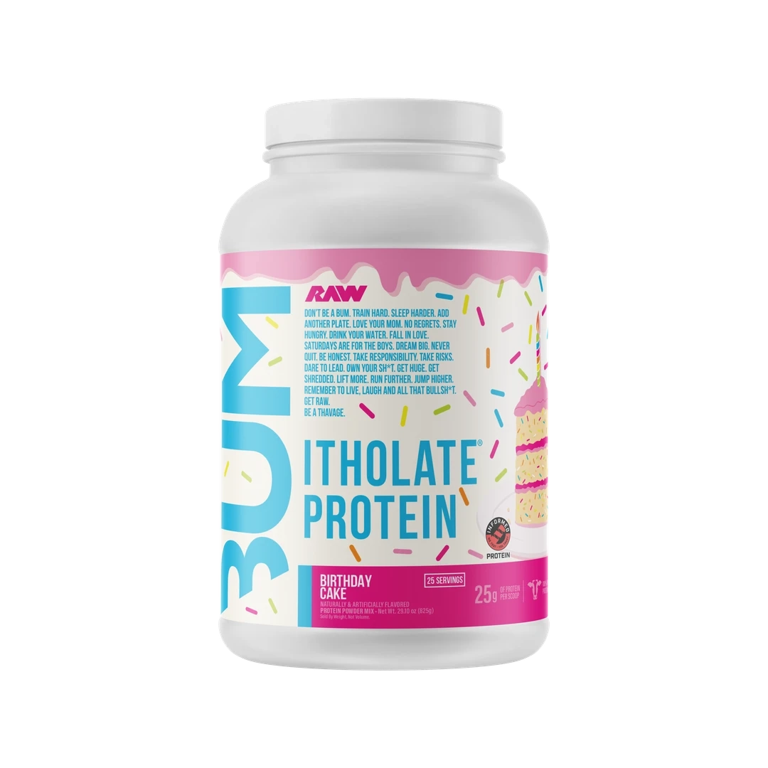 RAW Nutrition BUM Itholate Protein - Birthday Cake