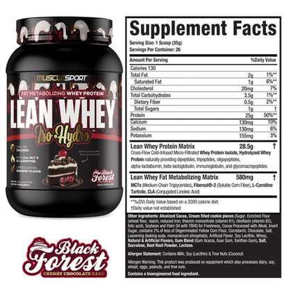 Lean Whey® Iso Hydro 2lb - Limited Edition