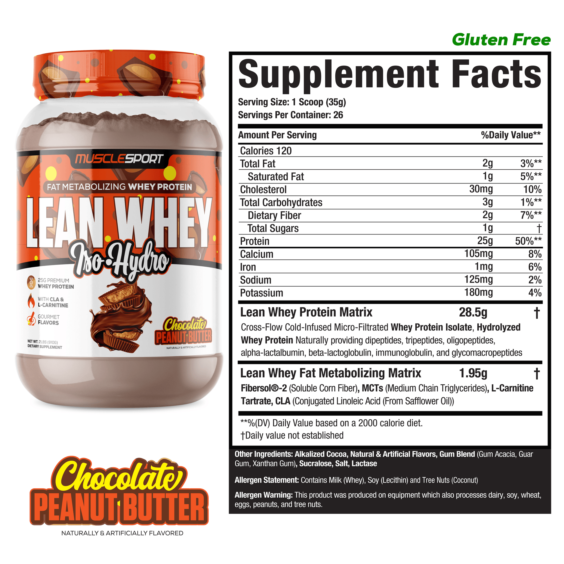 Lean Whey® Iso Hydro Gourmet Protein 2lb - Standard - Image 21