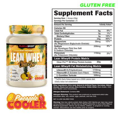 Lean Whey Clear Iso - Clear Whey Protein Isolate - 25 Servings - Image 7
