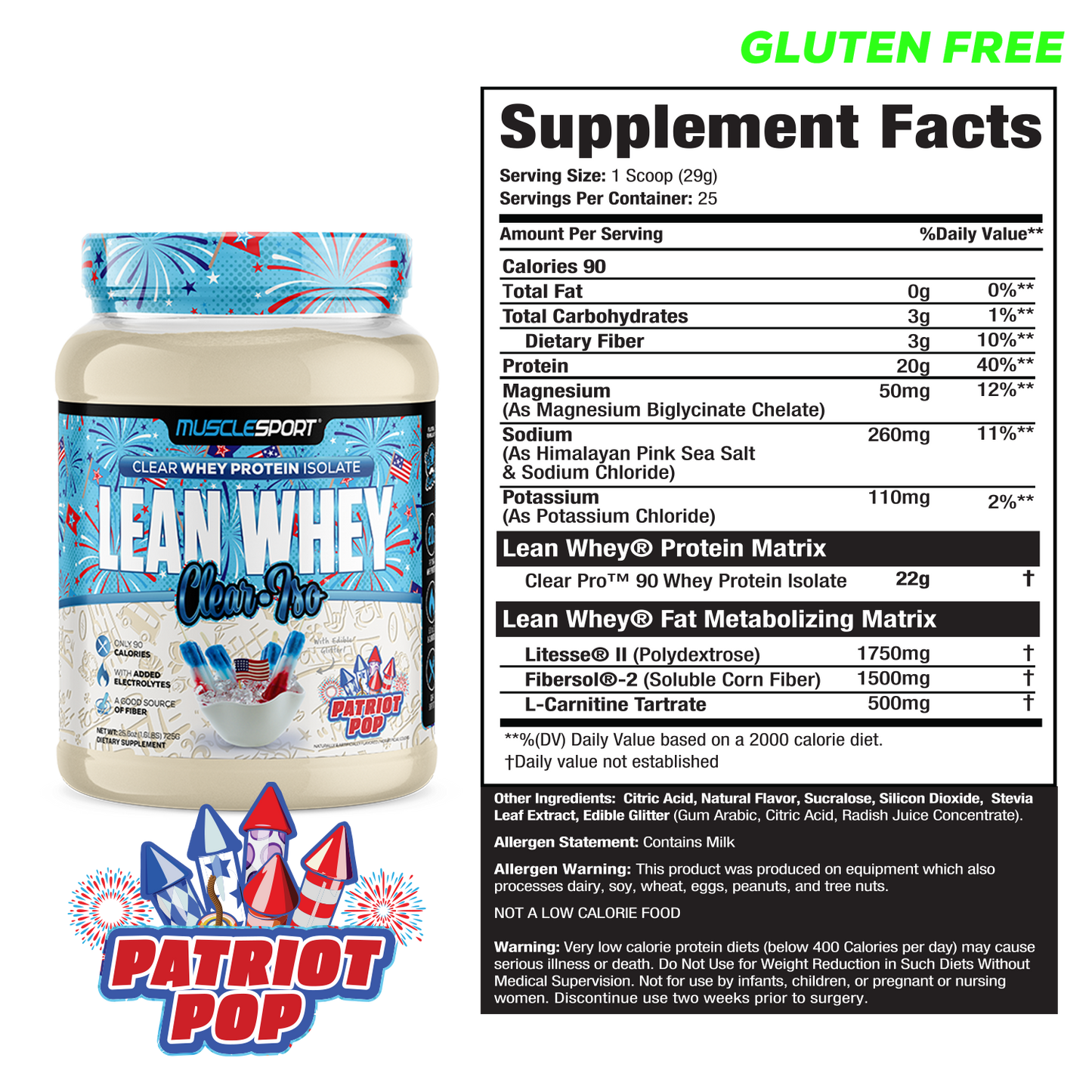 Lean Whey Clear Iso - Clear Whey Protein Isolate - 25 Servings - Image 8