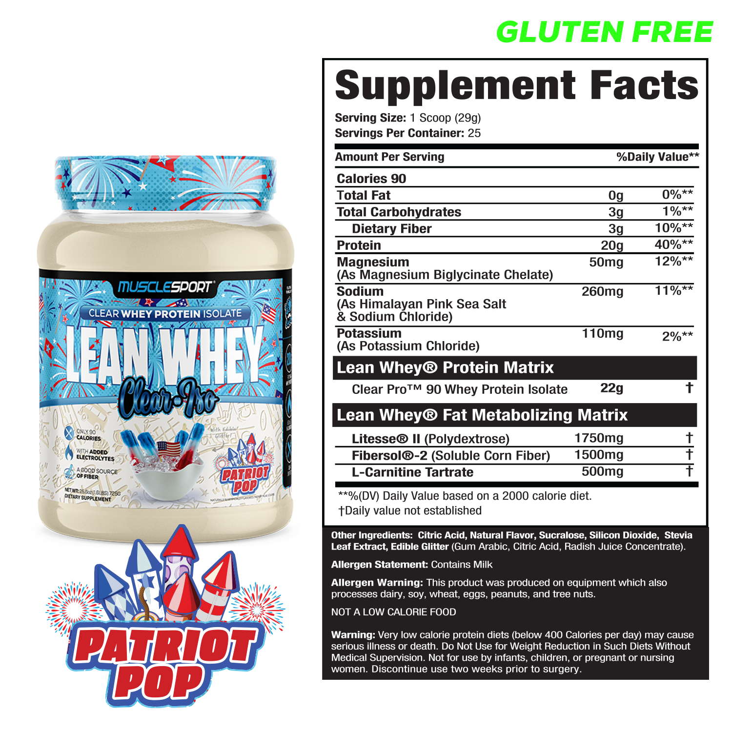 Lean Whey Clear Iso - Clear Whey Protein Isolate - 25 Servings - Image 8