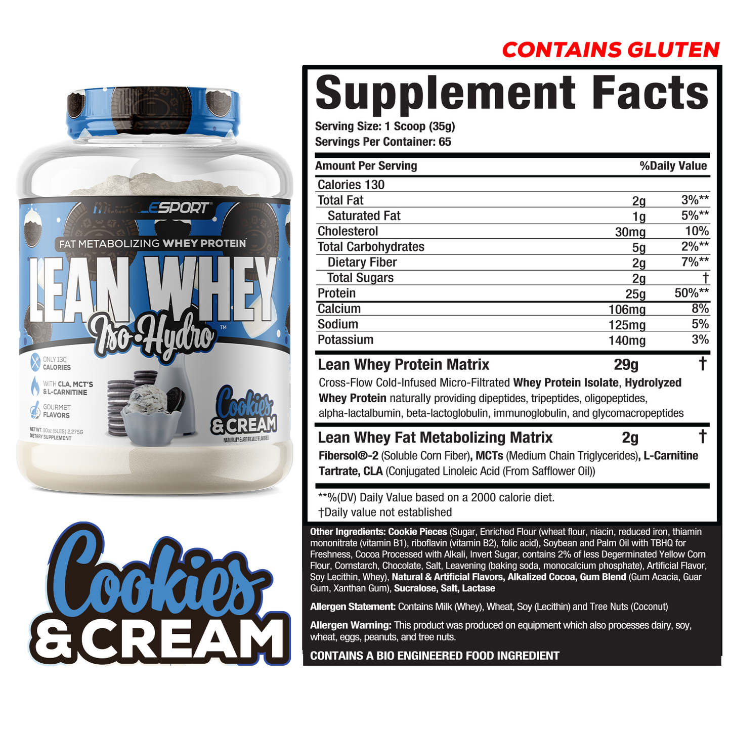 Lean Whey® Iso Hydro Protein - 5lb - Image 13
