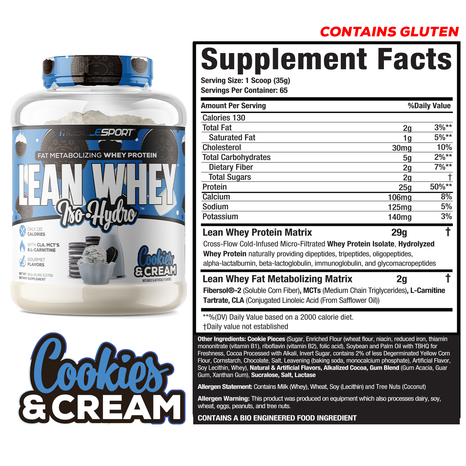 Lean Whey® Iso Hydro Protein - 5lb - Image 13
