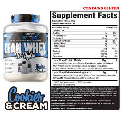 Lean Whey® Iso Hydro Protein - 5lb - Image 13