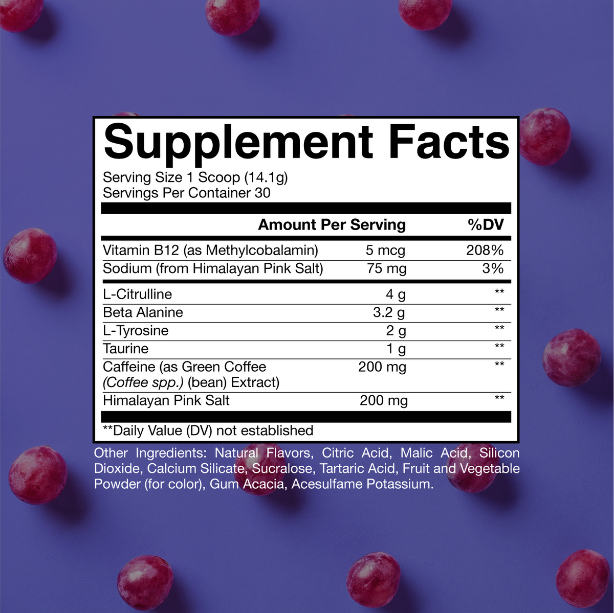 Pre-Workout Powder, Energy & Focus Supplement. Image 26 of 43. Boost performance, improve concentration.