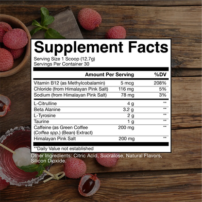 Pre-Workout Powder, Energy & Focus Supplement. Image 34 of 43. Boost performance & concentration.