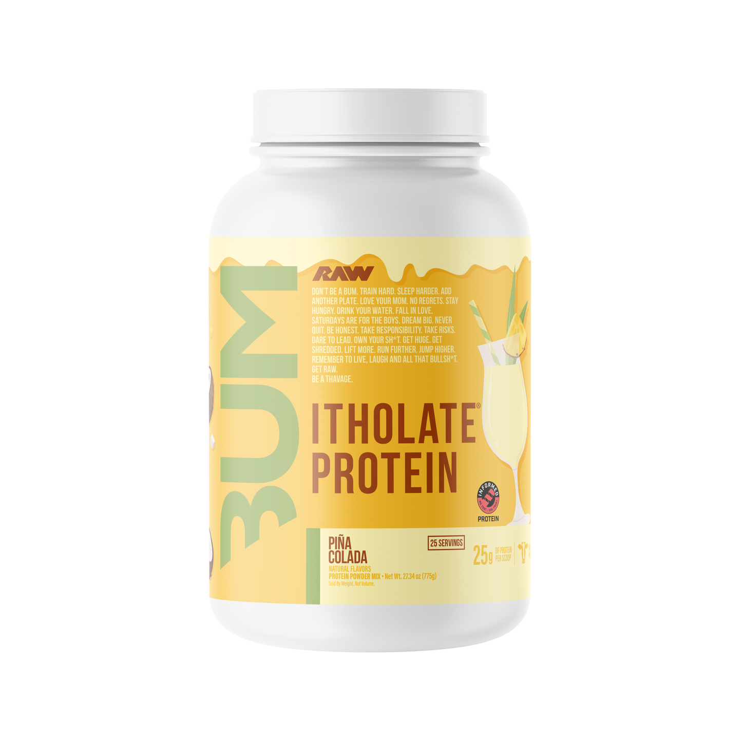 RAW Nutrition BUM Itholate Protein - Pina Colada