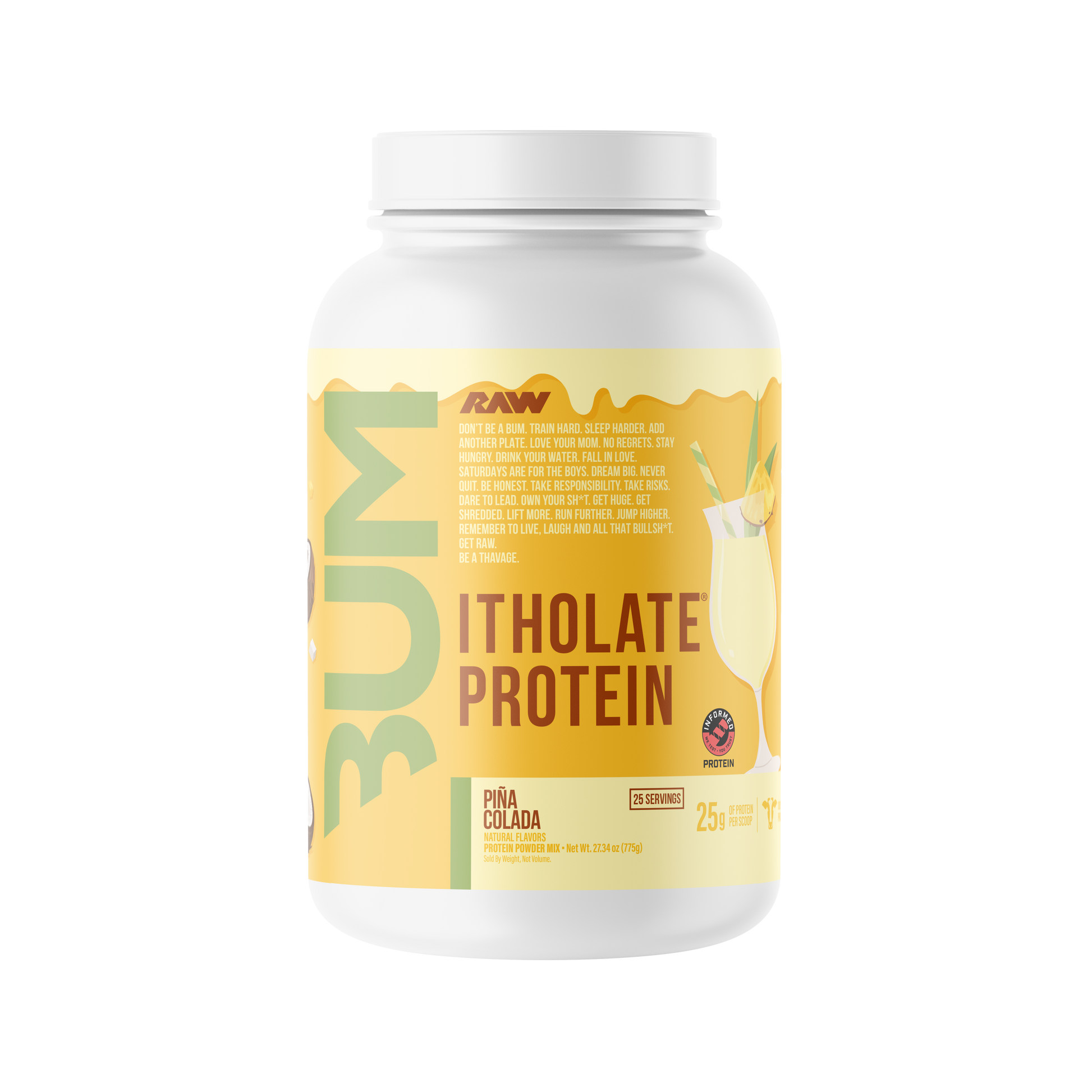 RAW Nutrition BUM Itholate Protein - Pina Colada