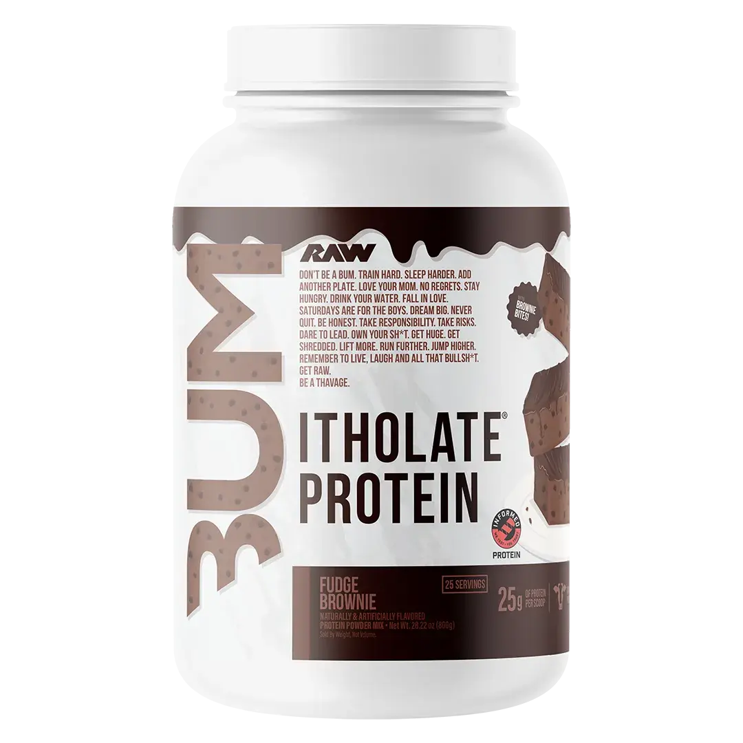 RAW Nutrition BUM Itholate Protein - Fudge Brownie