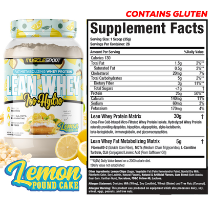 Lean Whey® Iso Hydro 2lb - Limited Edition - Image 104
