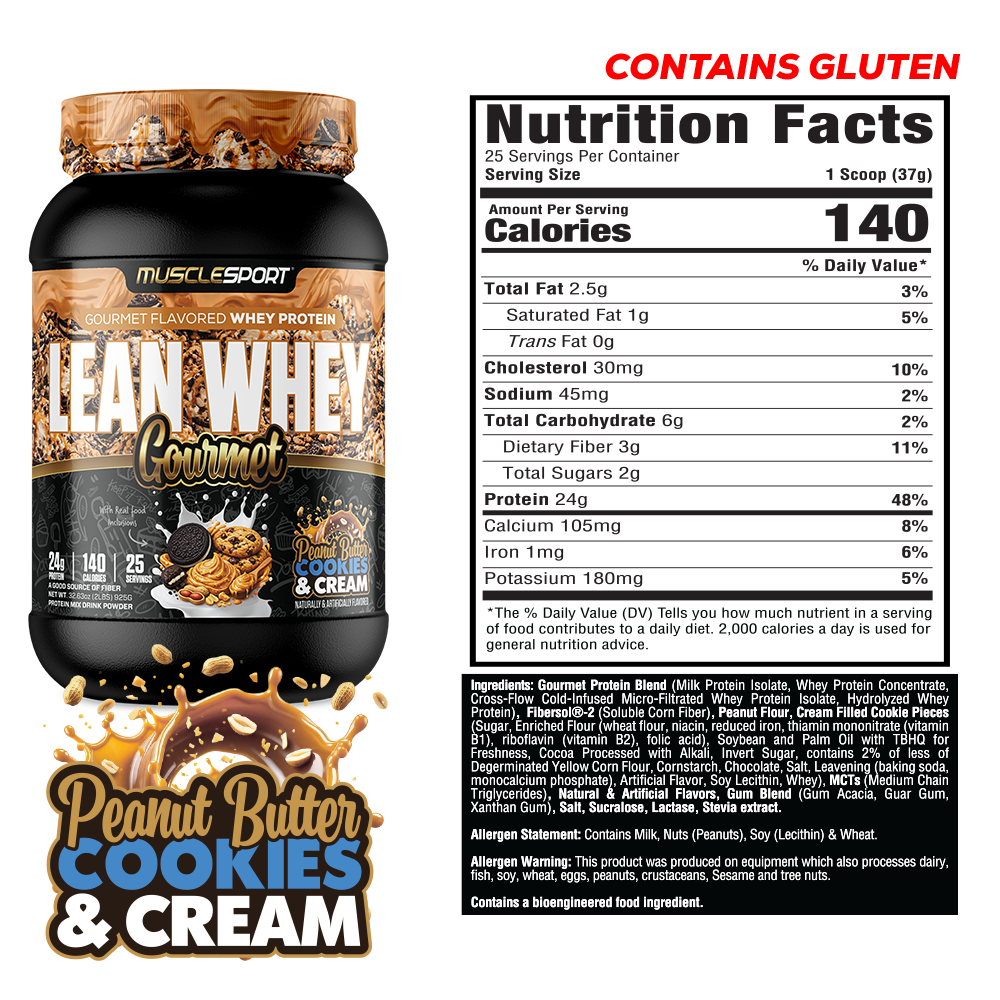 Lean Whey® Gourmet 2lb - Premium Blended Protein - Image 15