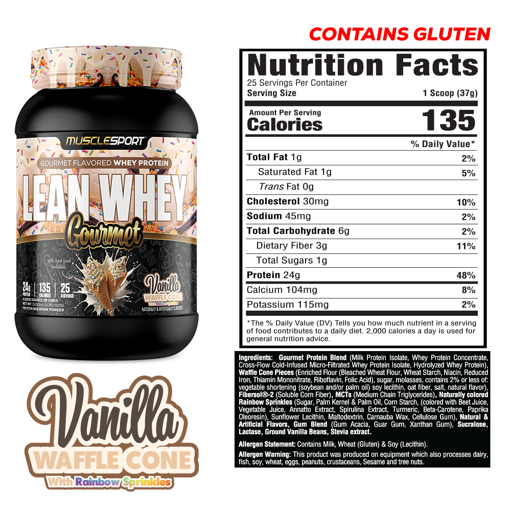 Lean Whey® Gourmet 2lb - Premium Blended Protein - Image 3