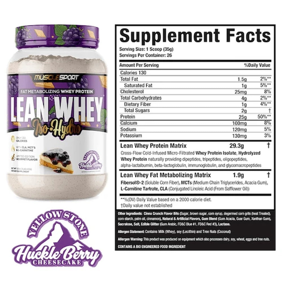 Lean Whey® Iso Hydro 2lb - Limited Edition