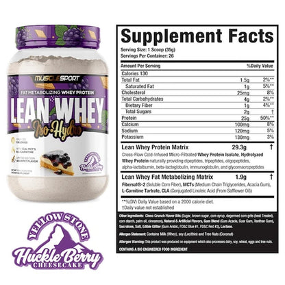 Lean Whey® Iso Hydro 2lb - Limited Edition