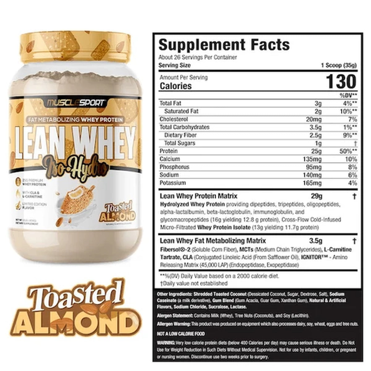 Lean Whey® Iso Hydro 2lb - Limited Edition