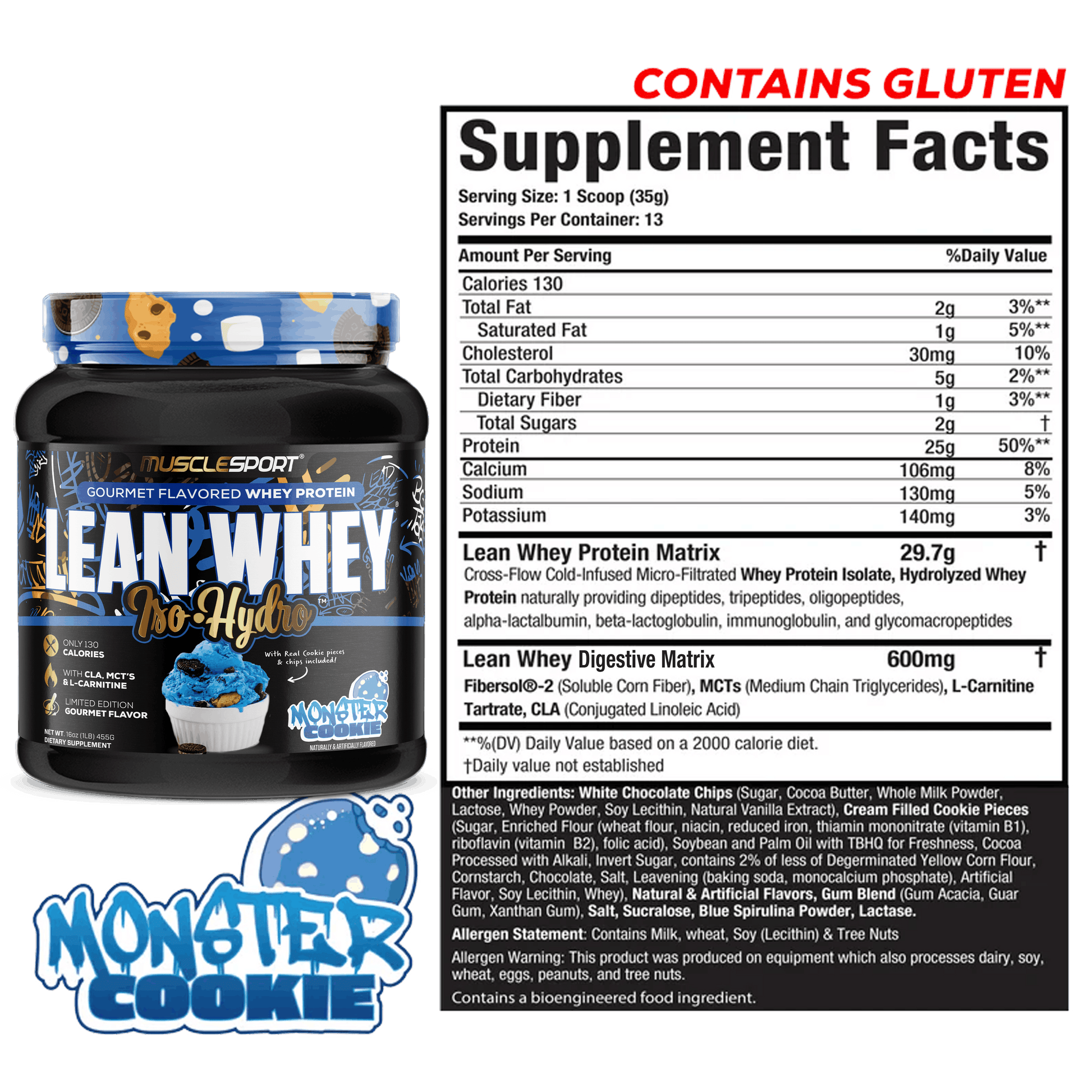 Lean Whey® Iso Hydro Protein 1lb - Image 8