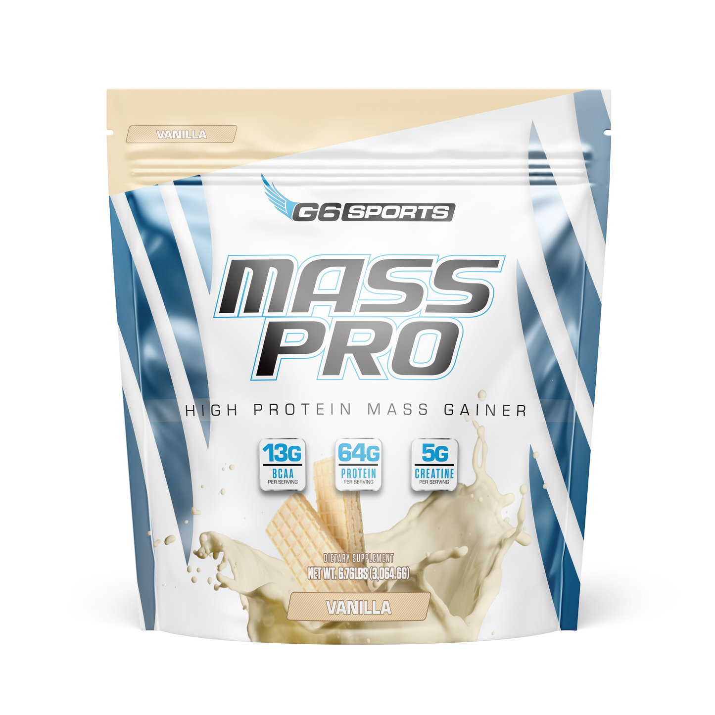 MASS PRO High Protein Mass Gainer (6.76lb Bag) - Image 2
