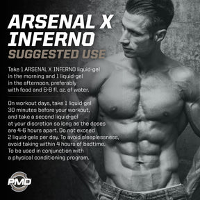 Arsenal X® INFERNO Superior Fast-Acting Thermogenic Liquid Gels