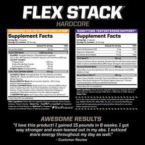 FLEX Stack® HARDCORE 24-Hour Healthy Testosterone Stack