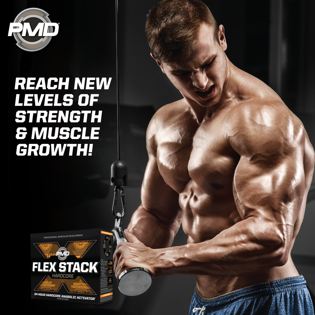 FLEX Stack® HARDCORE 24-Hour Healthy Testosterone Stack