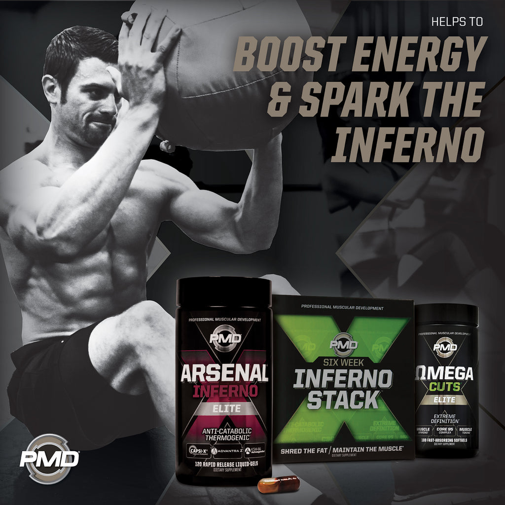 Six Week Inferno Stack - Maximum Strength Fat Burner and CLA