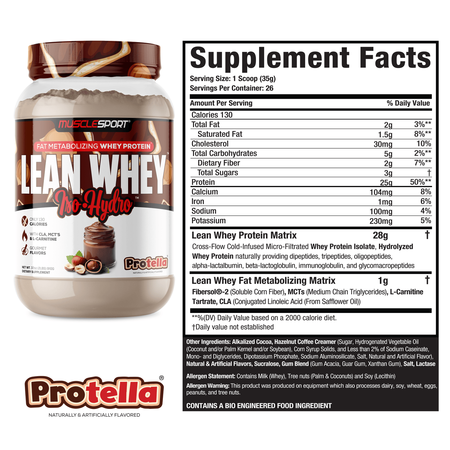 Lean Whey® Iso Hydro Gourmet Protein 2lb - Standard - Image 5