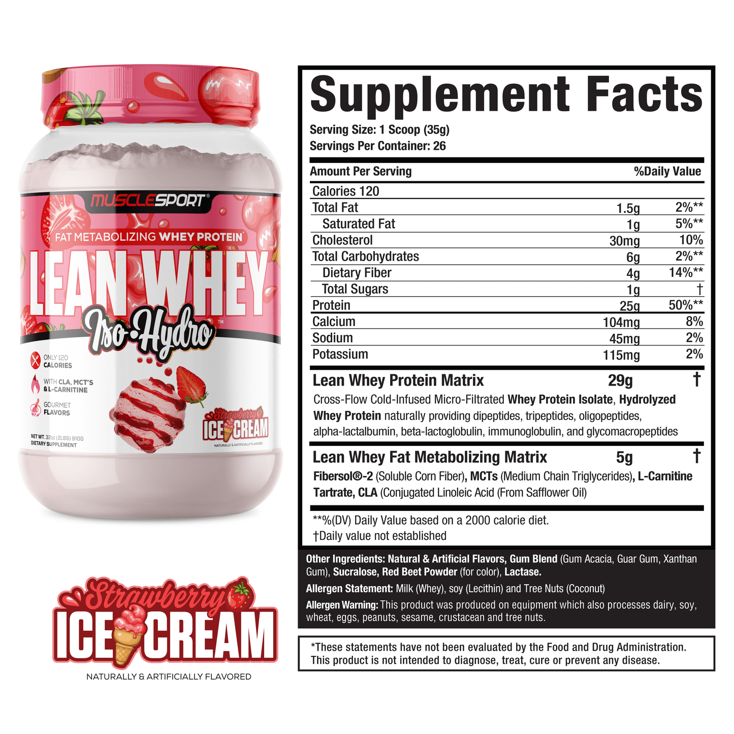 Lean Whey® Iso Hydro Gourmet Protein 2lb - Standard - Image 29