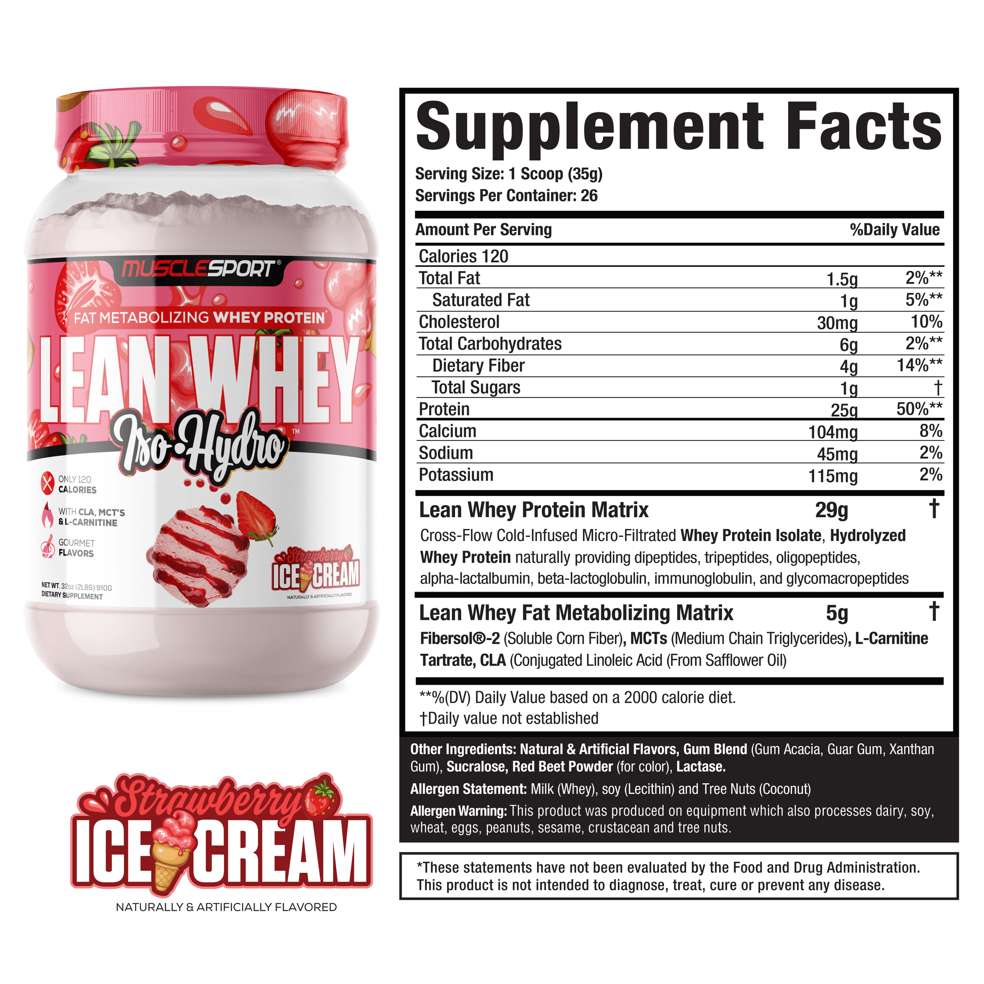 Lean Whey® Iso Hydro Gourmet Protein 2lb - Standard - Image 29