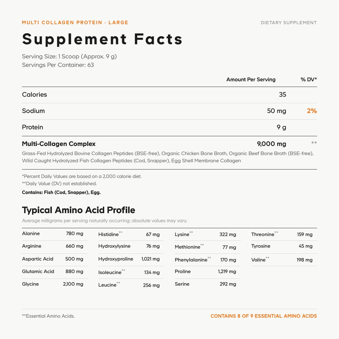 Collagen peptides powder for healthy skin, hair, and nails. Enhance your natural beauty. (Image 4 of 6)