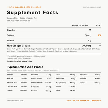 Collagen peptides powder for healthy skin, hair, and nails. Enhance your natural beauty. (Image 4 of 6)
